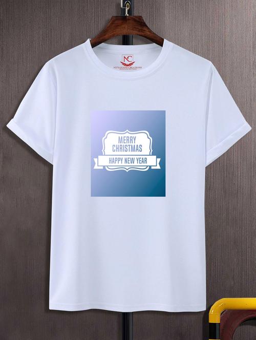 unisex white graphic printed t-shirt - 20777058 - Standard Image - 0