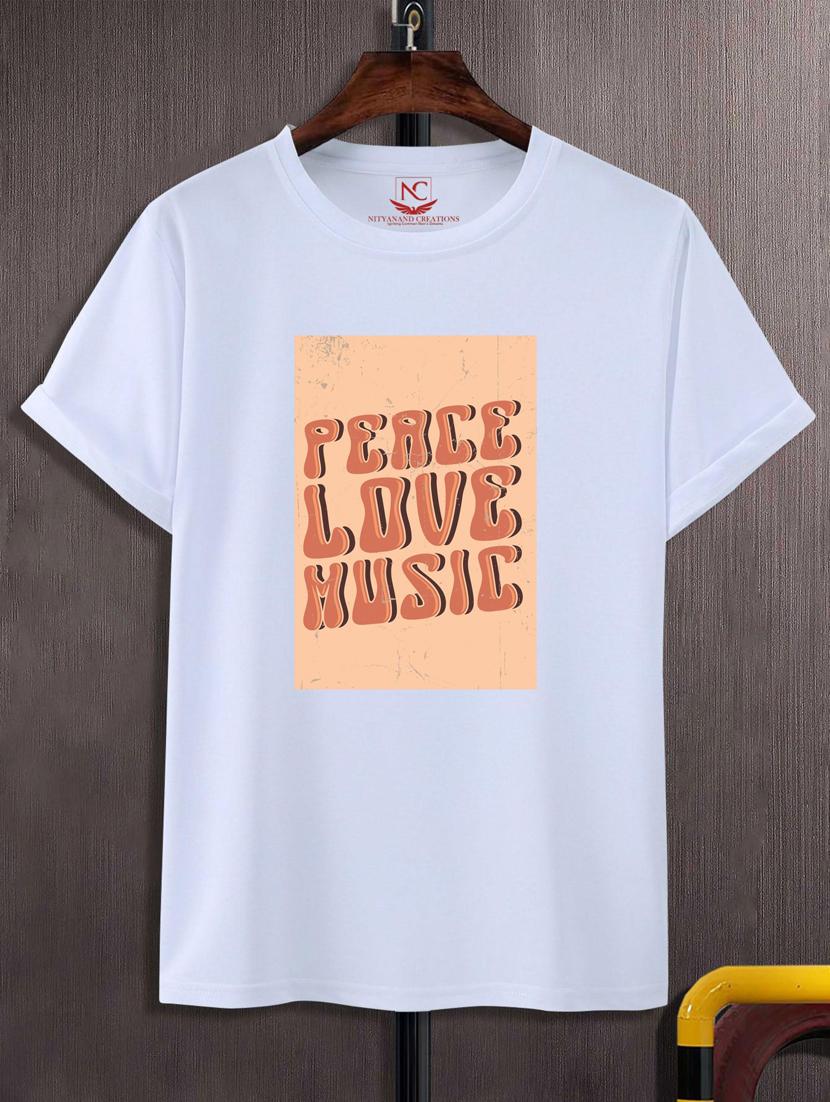 unisex white graphic printed t-shirt - 20777079 - Zoom Image - 0