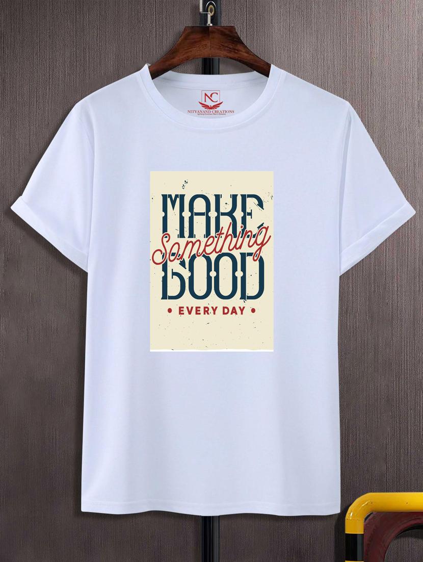 unisex white graphic printed t-shirt - 20777088 -  Zoom Image - 0
