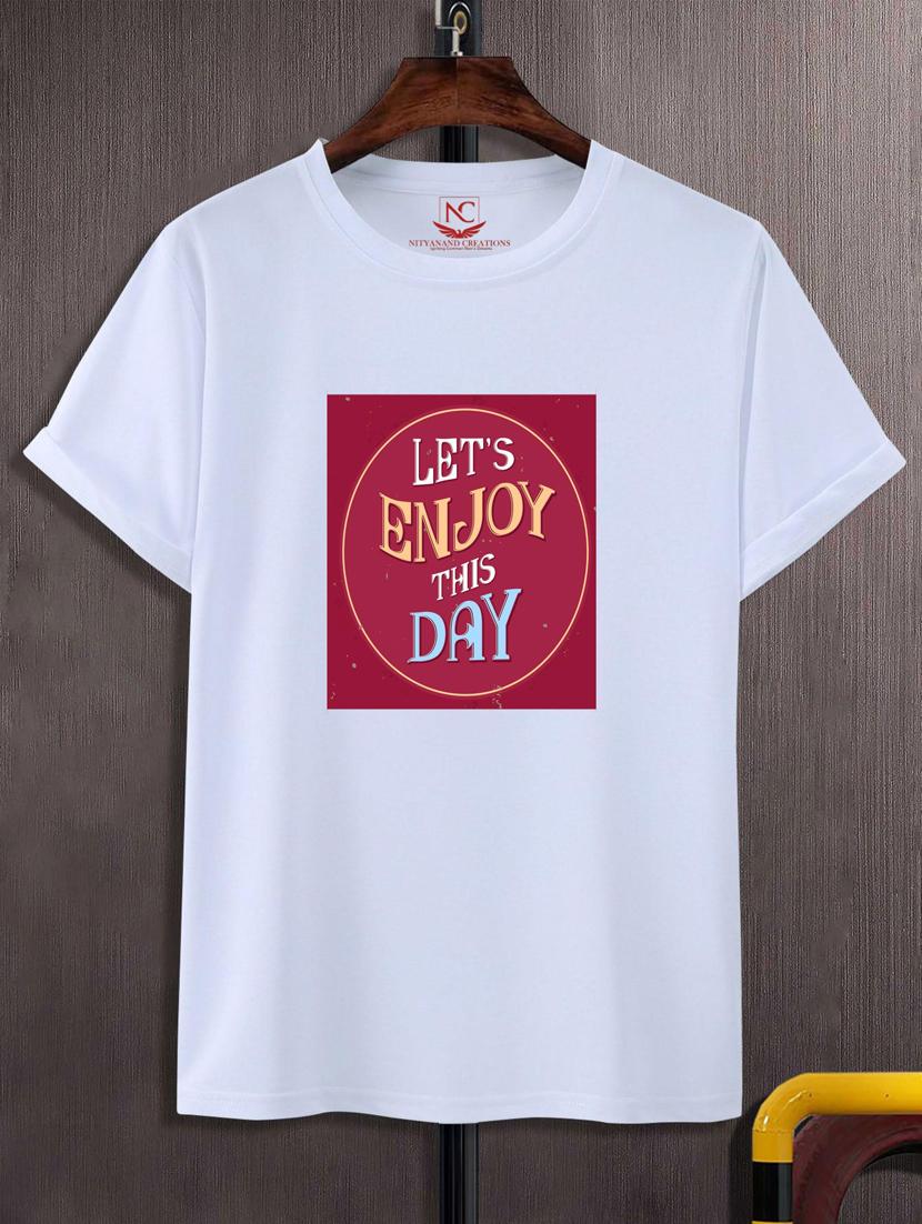 unisex white graphic printed t-shirt - 20777090 - Zoom Image - 0