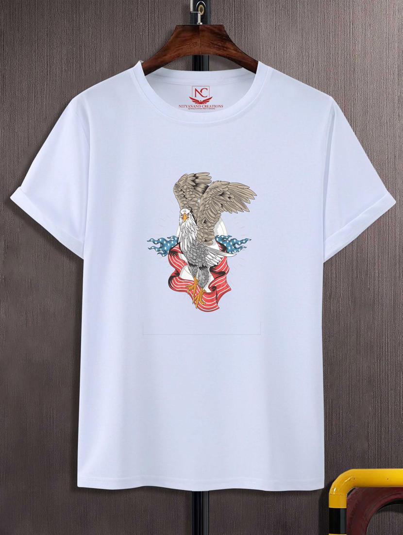 unisex white graphic printed t-shirt - 20777106 -  Zoom Image - 0