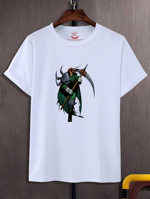 unisex white graphic printed t-shirt - 20777133 - Standard Image - 0