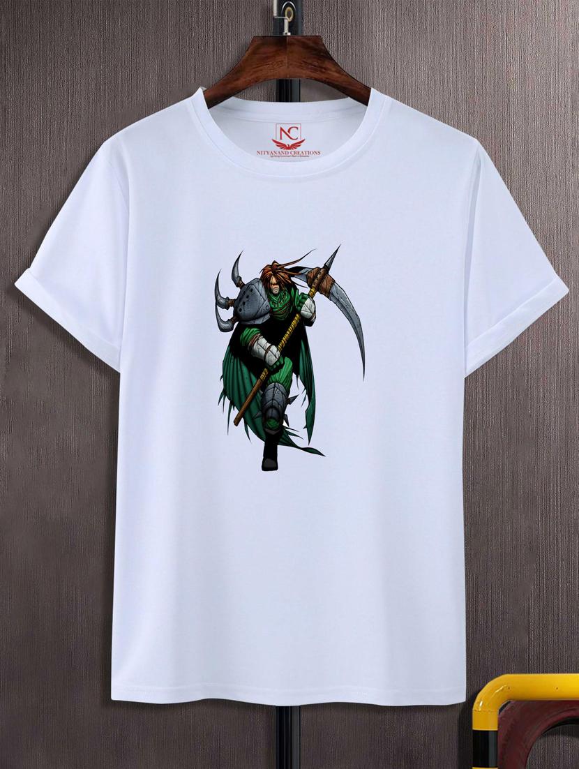 unisex white graphic printed t-shirt - 20777133 - Zoom Image - 0