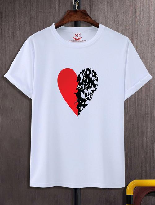unisex white graphic printed t-shirt - 20777146 -  Standard Image - 0