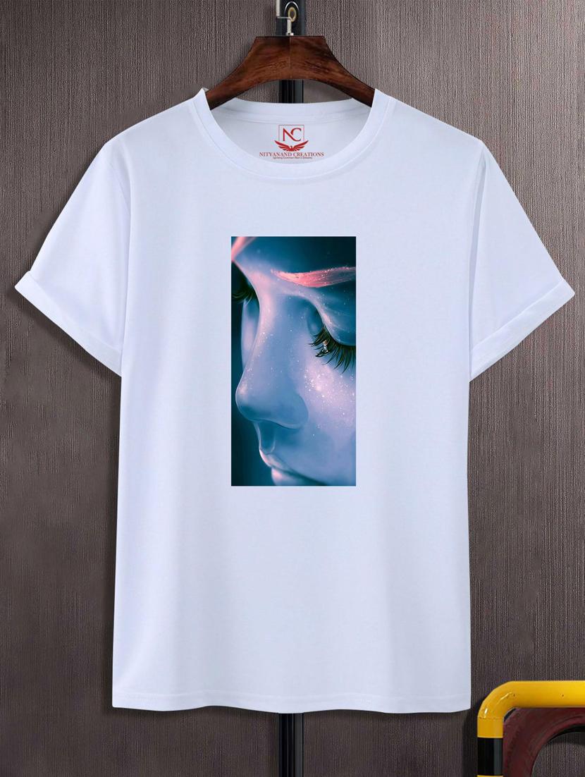 unisex white graphic printed t-shirt - 20777172 -  Zoom Image - 0