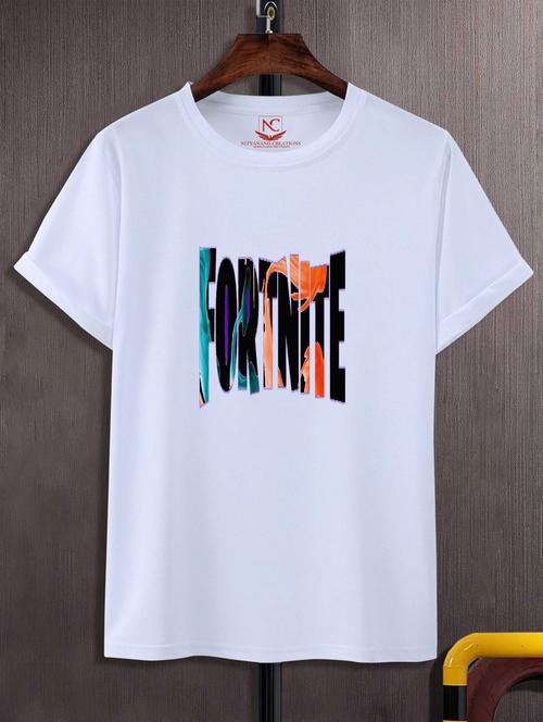 unisex white graphic printed t-shirt - 20777184 - Standard Image - 0