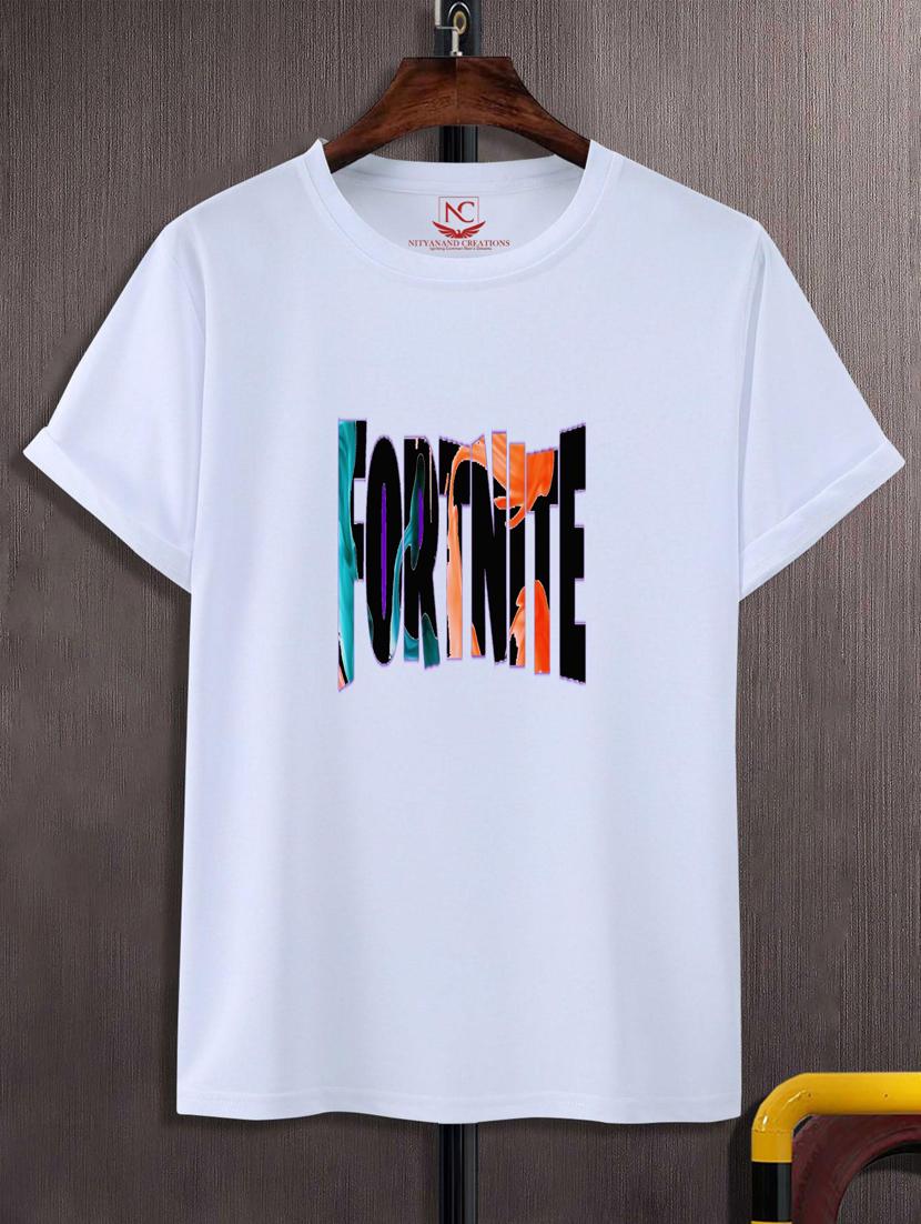 unisex white graphic printed t-shirt - 20777184 - Zoom Image - 0