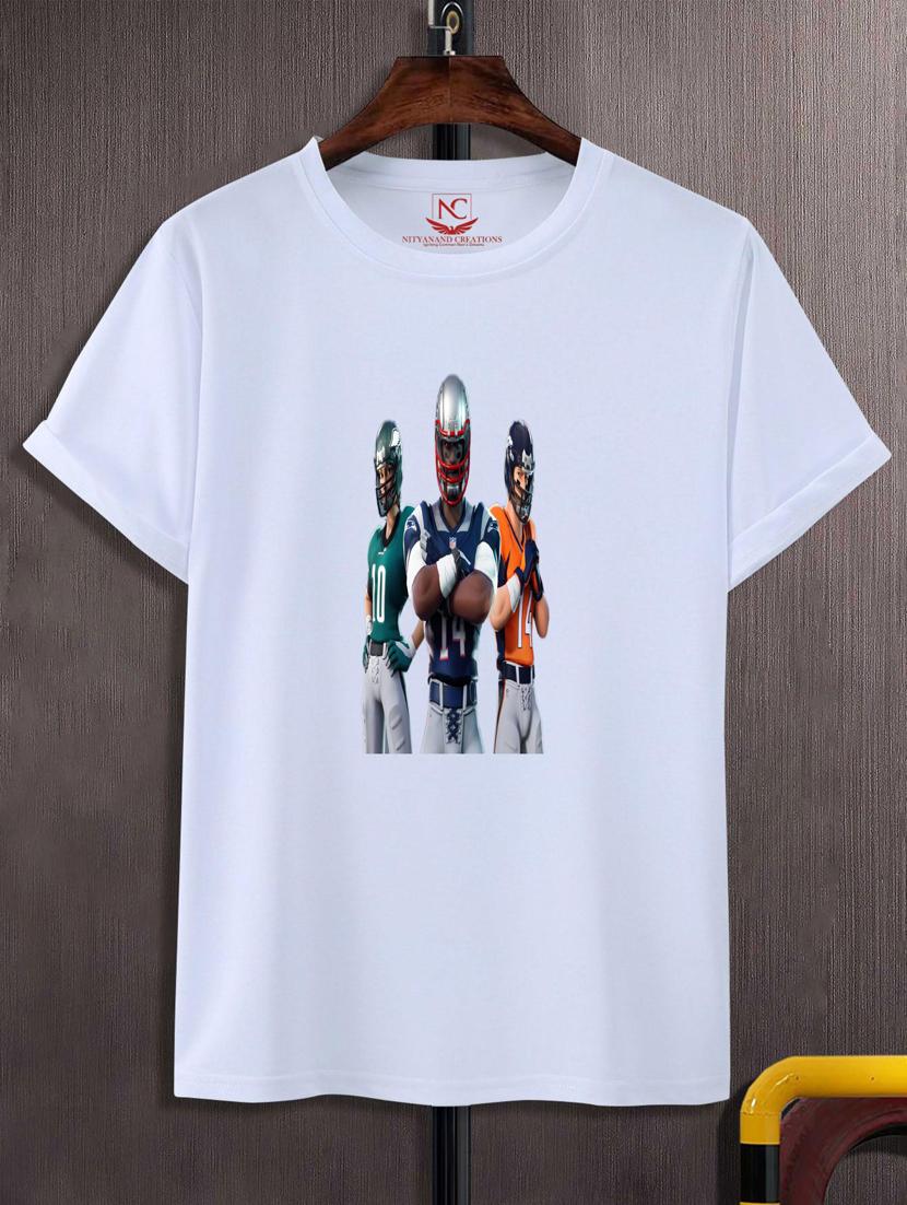unisex white graphic printed t-shirt - 20777185 - Zoom Image - 0