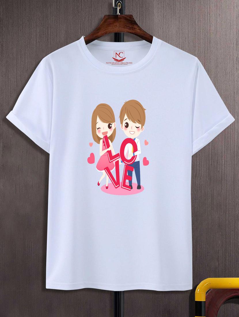 unisex white graphic printed t-shirt - 20777189 - Zoom Image - 0