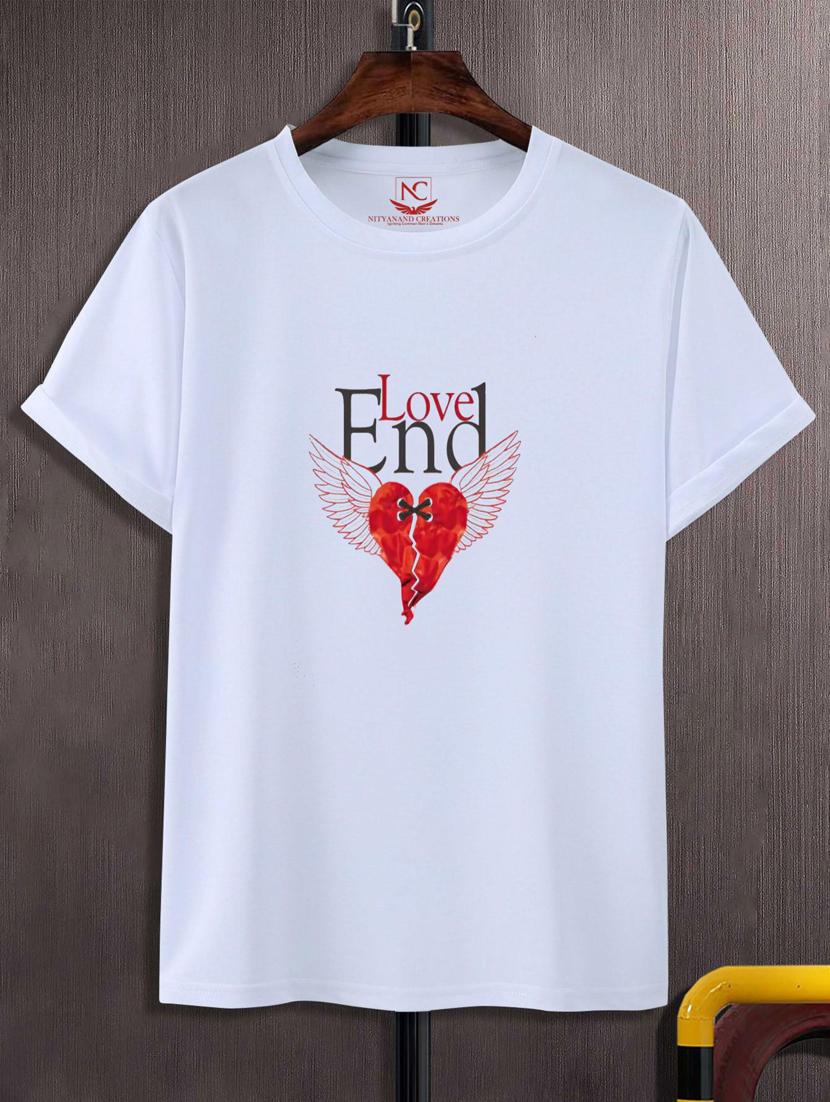 unisex white graphic printed t-shirt - 20777190 -  Zoom Image - 0