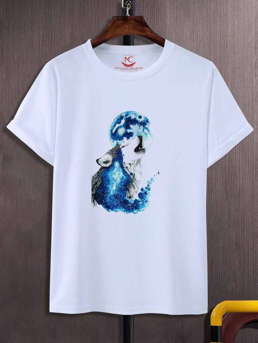 unisex white graphic printed t-shirt - 20777192 -  Zoom Image - 0