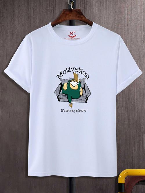 unisex white graphic printed t-shirt - 20777193 - Standard Image - 0
