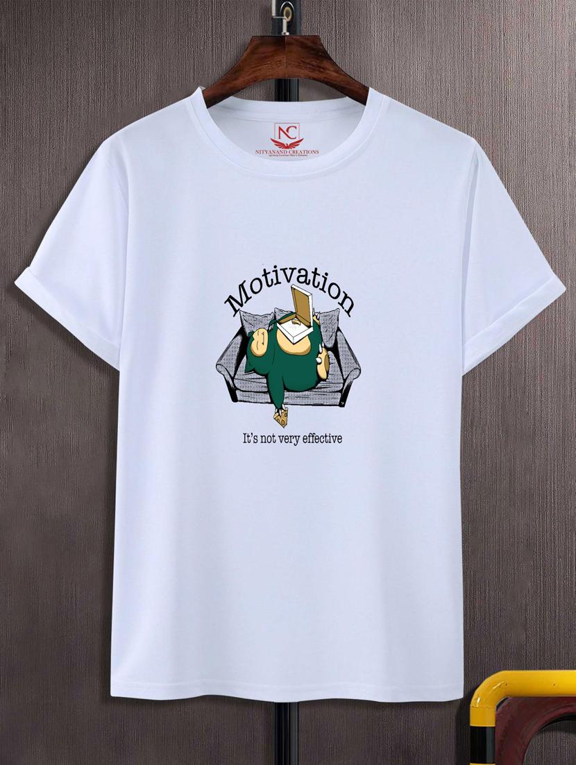 unisex white graphic printed t-shirt - 20777193 - Zoom Image - 0