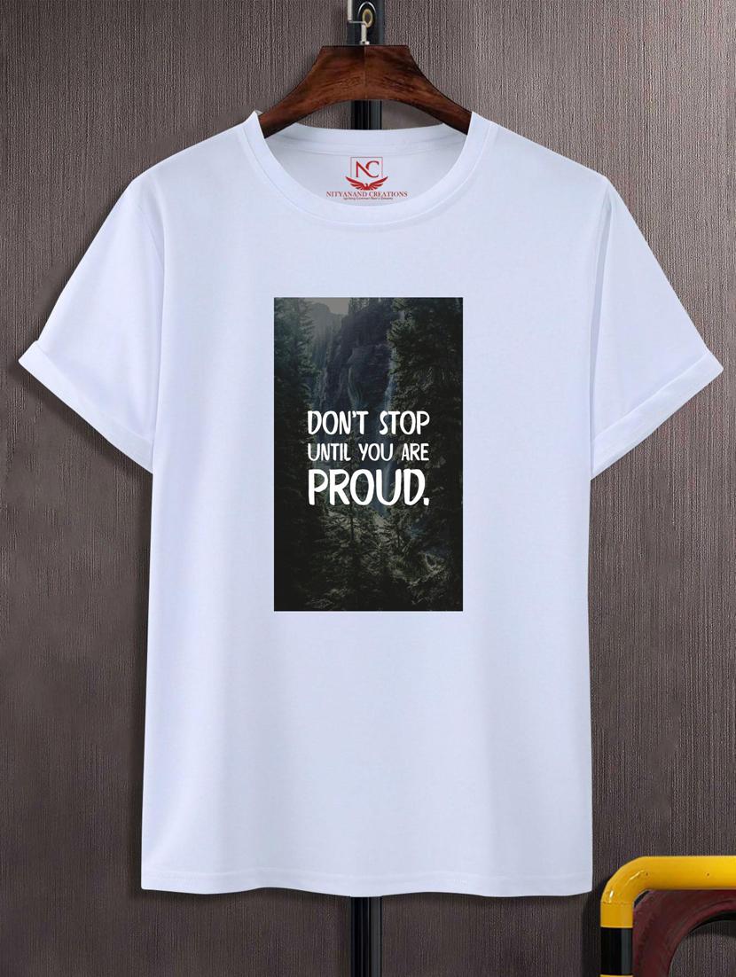 unisex white graphic printed t-shirt - 20777204 -  Zoom Image - 0