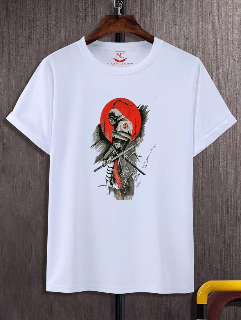 unisex white graphic printed t-shirt - 20777215 -  Zoom Image - 0