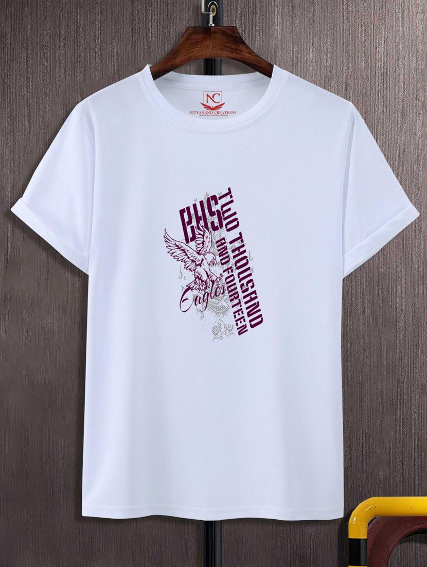 unisex white graphic printed t-shirt - 20777221 -  Zoom Image - 0
