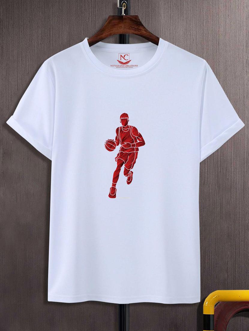 unisex white graphic printed t-shirt - 20777235 -  Zoom Image - 0