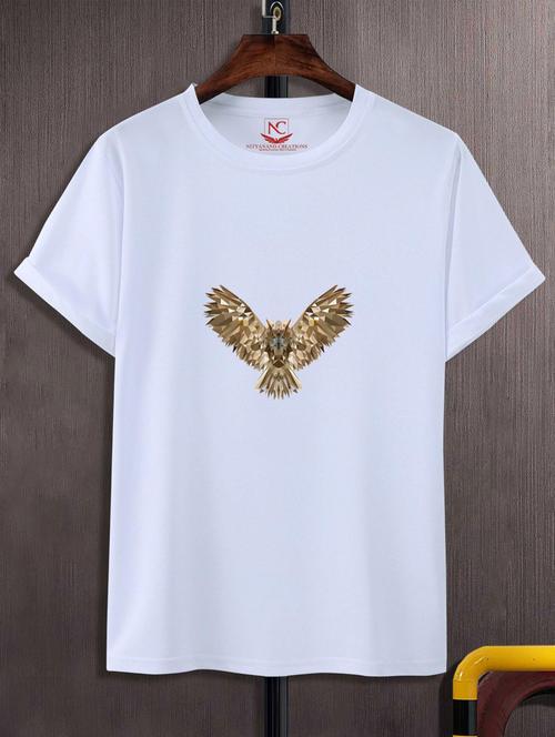 unisex white graphic printed t-shirt - 20777262 -  Standard Image - 0