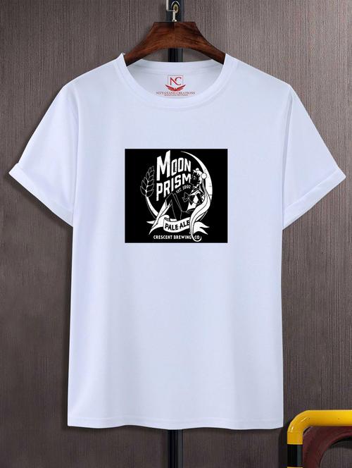 unisex white graphic printed t-shirt - 20777265 - Standard Image - 0