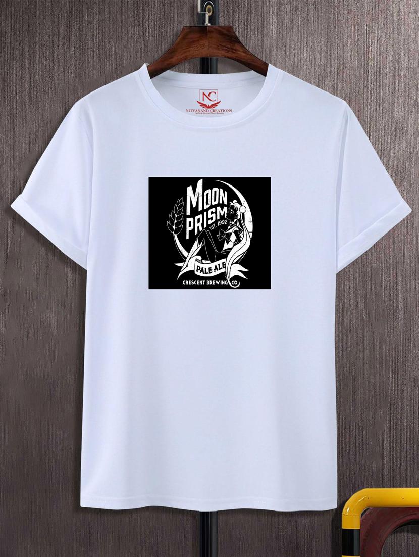 unisex white graphic printed t-shirt - 20777265 - Zoom Image - 0