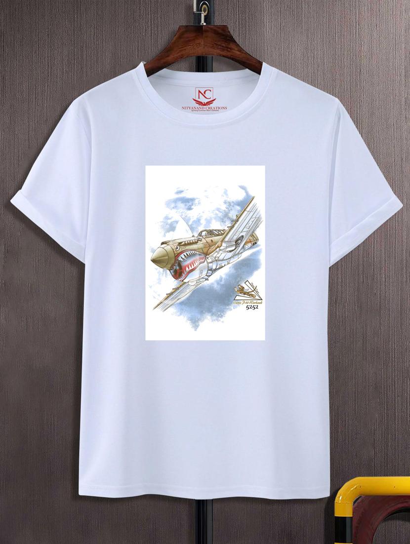 unisex white graphic printed t-shirt - 20777274 -  Zoom Image - 0