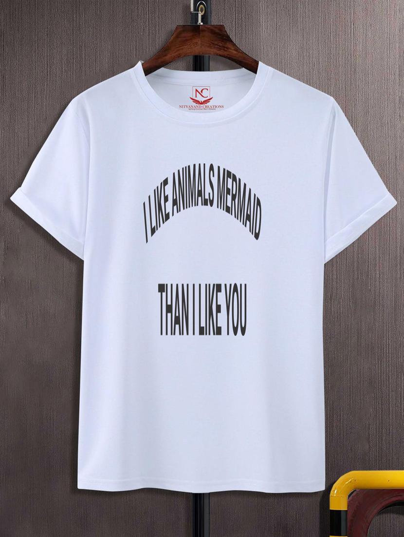 unisex white graphic printed t-shirt - 20777296 -  Zoom Image - 0