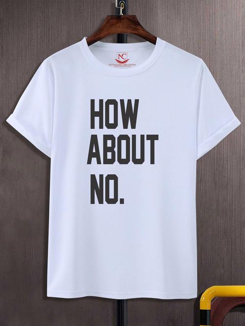 unisex white graphic printed t-shirt - 20777299 -  Standard Image - 0