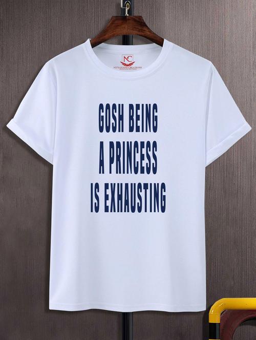 unisex white graphic printed t-shirt - 20777301 - Standard Image - 0