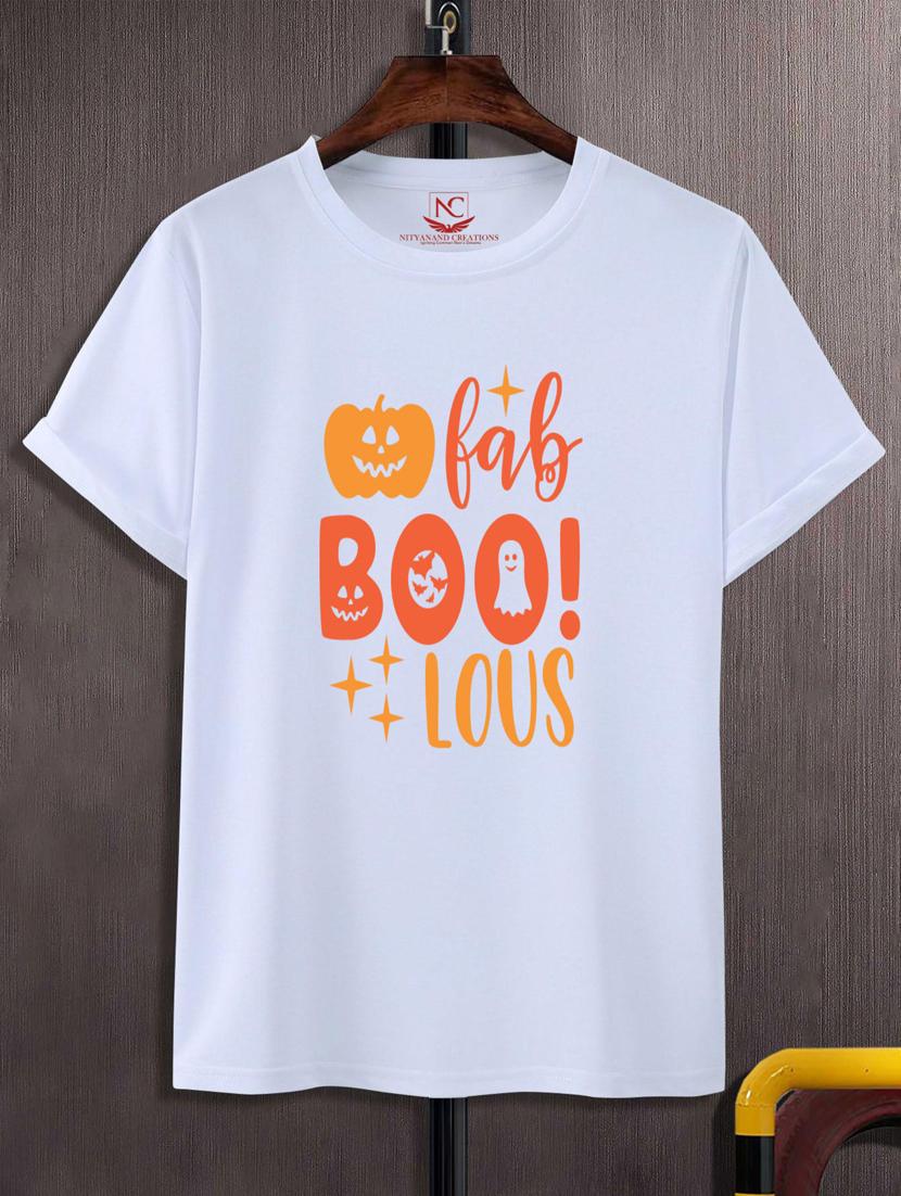 unisex white typographic printed t-shirt - 20777333 -  Zoom Image - 0