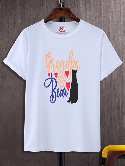unisex white graphic printed t-shirt - 20777338 -  Standard Image - 0