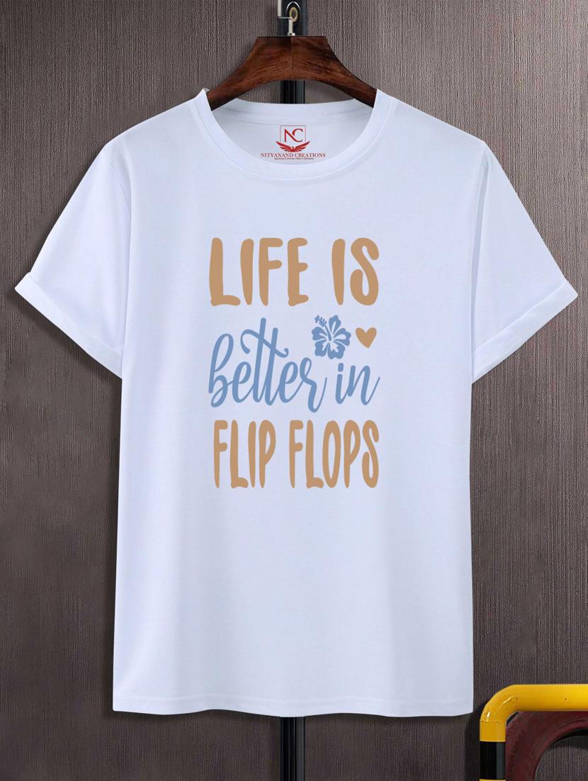 unisex white graphic printed t-shirt - 20777366 - Zoom Image - 0