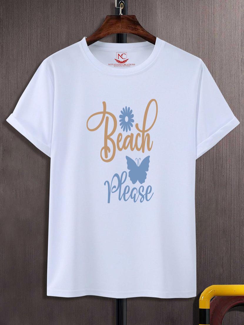 unisex white graphic printed t-shirt - 20777369 - Zoom Image - 0