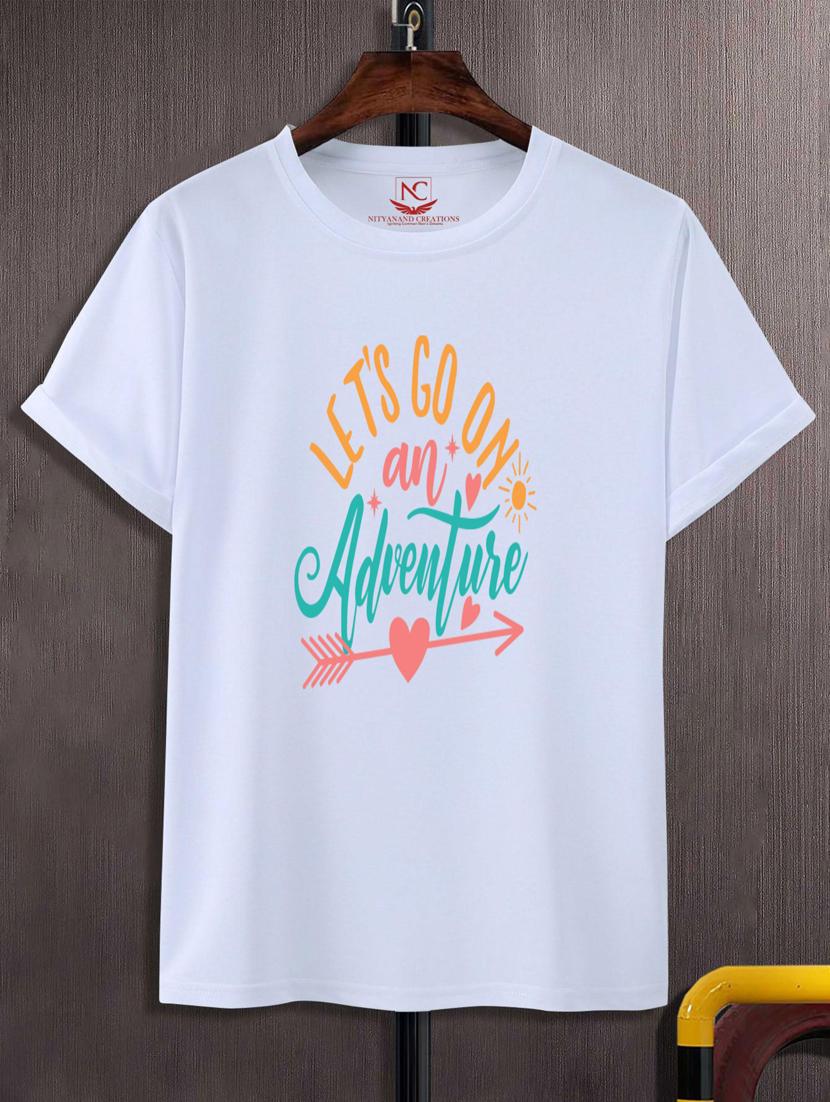 unisex white graphic printed t-shirt - 20777370 - Zoom Image - 0