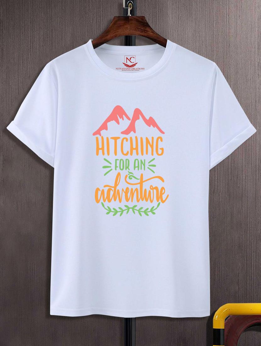 unisex white graphic printed t-shirt - 20777377 - Zoom Image - 0