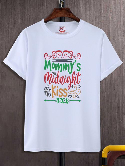 unisex white typographic printed t-shirt - 20777379 - Standard Image - 0