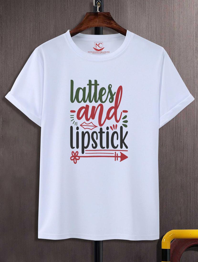 unisex white typographic printed t-shirt - 20777384 -  Zoom Image - 0