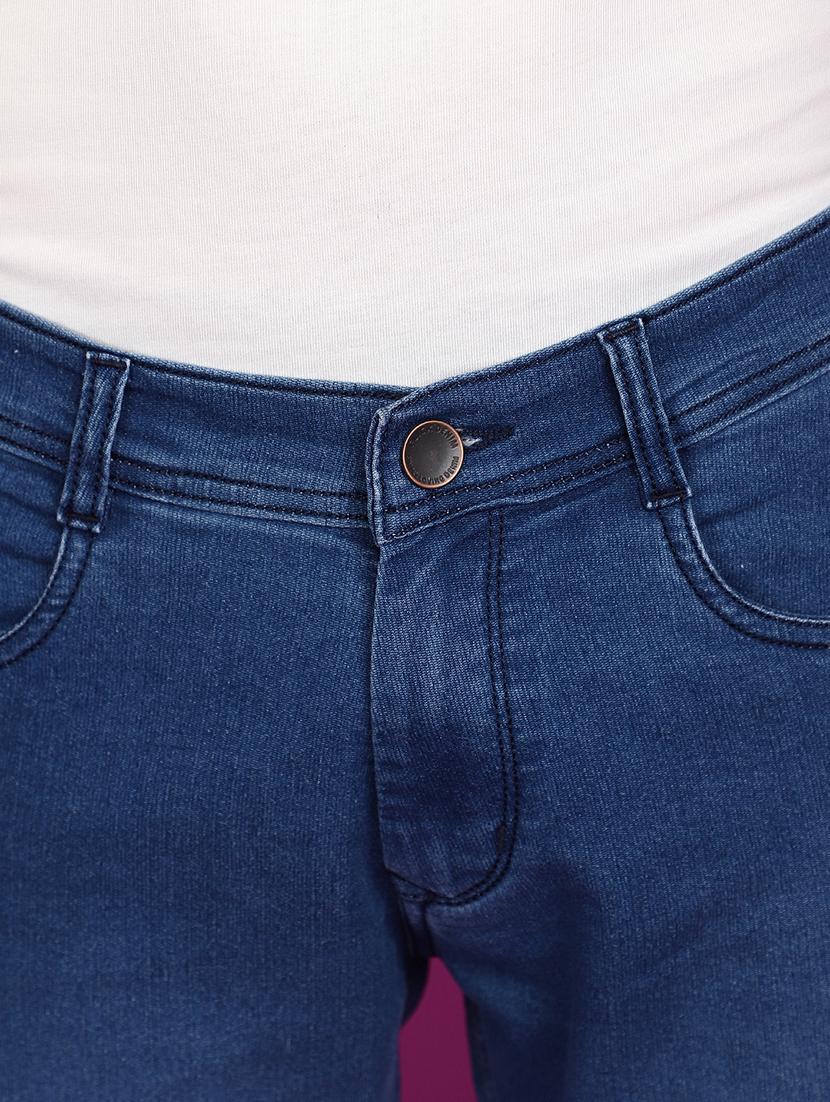 men mid rise plain denim jeans - 20777419 - Standard Image - 5