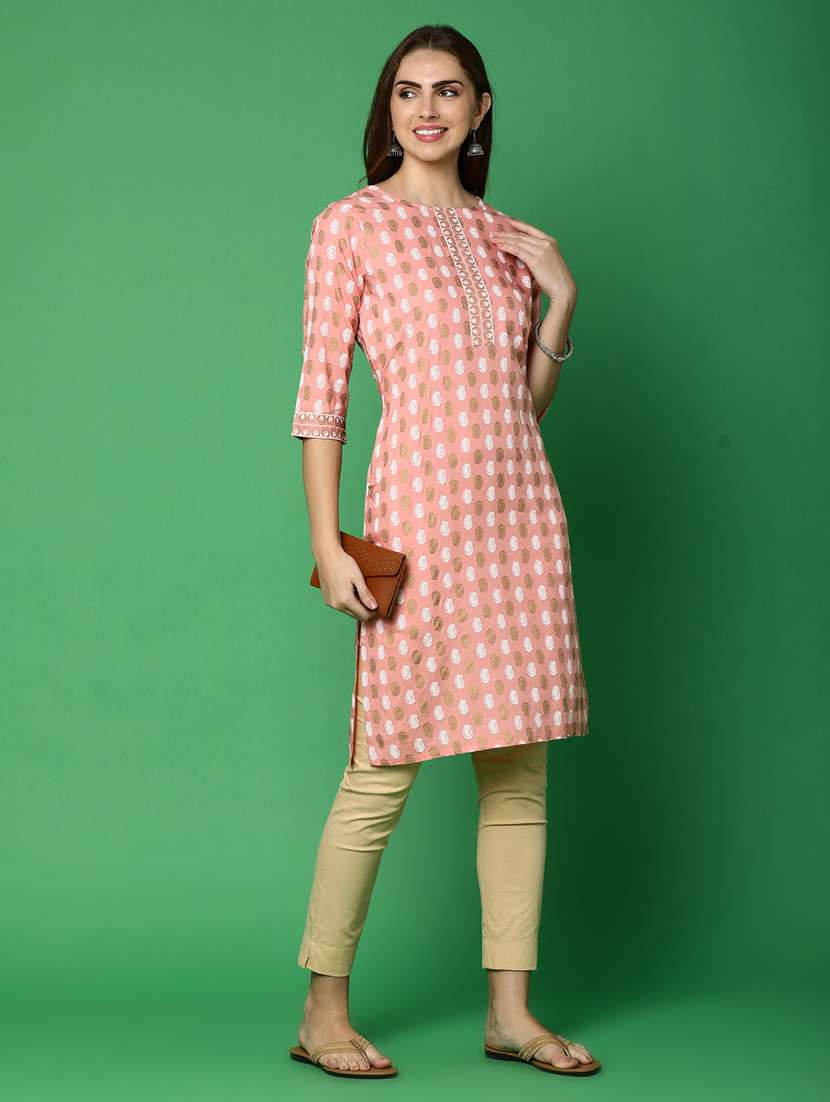 women mid rise solid tapered pant - 20777442 -  Standard Image - 3