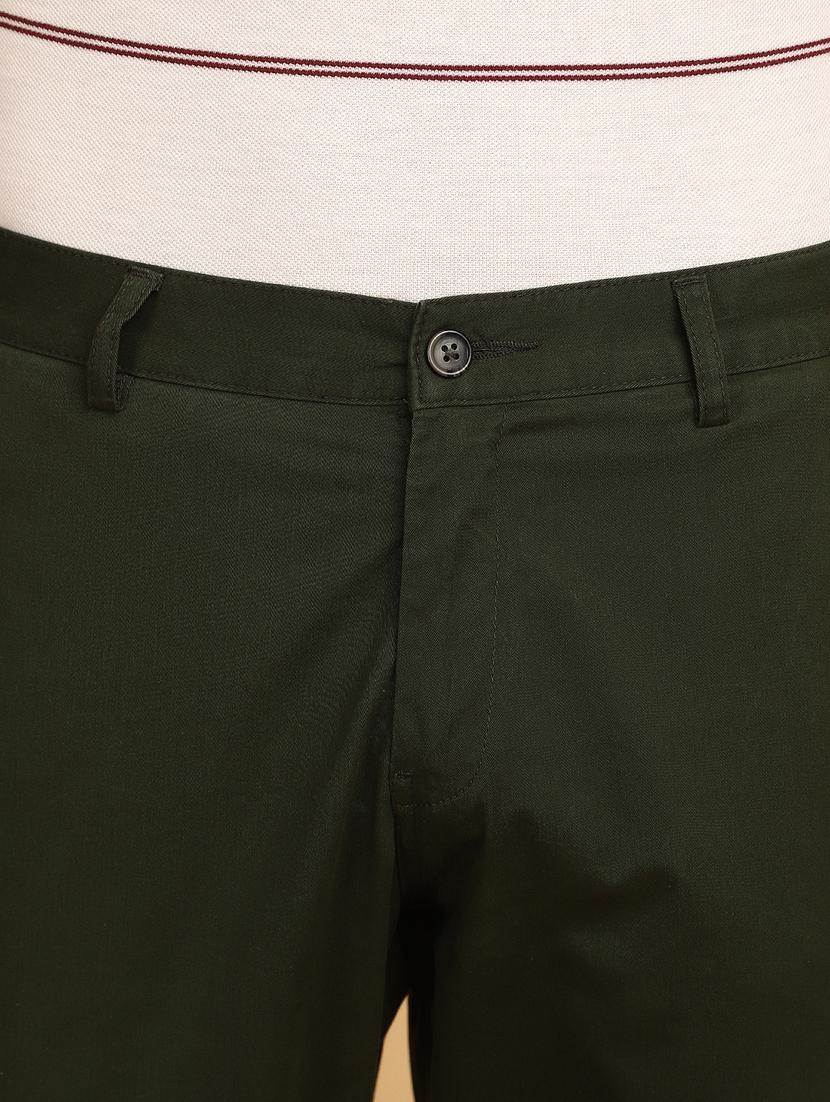 men solid ankle length chinos - 20777562 - Standard Image - 5