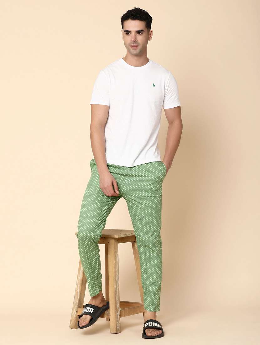 men mid rise printed pyjama - 20785031 -  Standard Image - 3