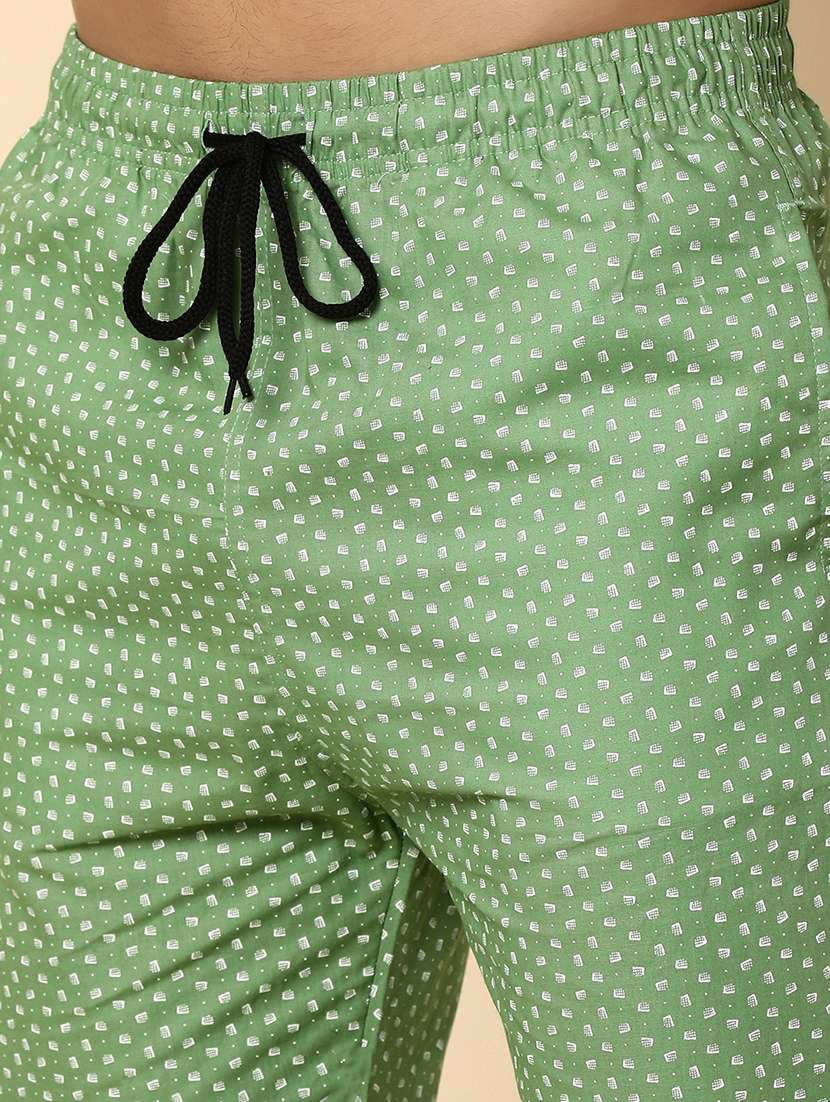 men mid rise printed pyjama - 20785031 -  Standard Image - 5