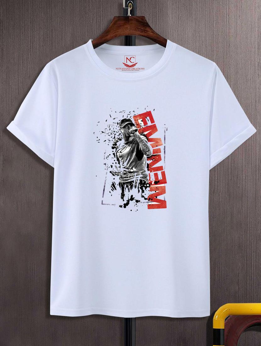 unisex white graphic printed t-shirt - 20795408 -  Zoom Image - 0