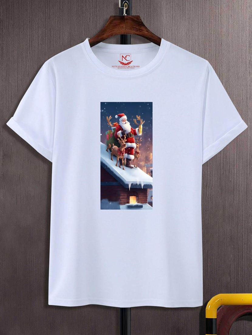 unisex white graphic printed t-shirt - 20795569 -  Zoom Image - 0