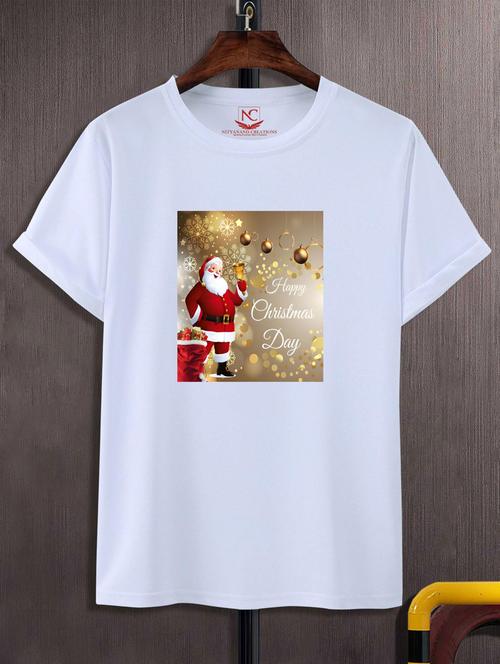 unisex white graphic printed t-shirt - 20795590 - Standard Image - 0