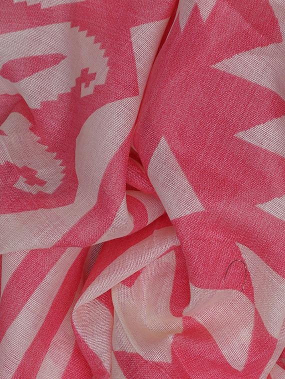 pink striped unstitched suit set - 20796775 - Standard Image - 5