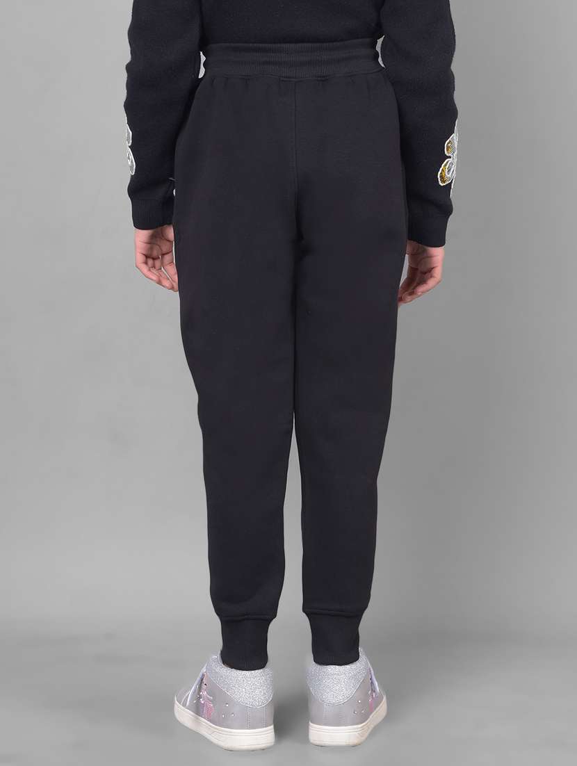 girls cotton jogger track pant - 20796837 - Standard Image - 3
