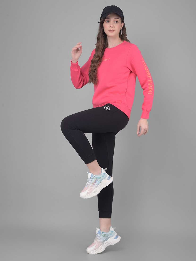 black cotton blend jogger - 20796971 -  Standard Image - 5