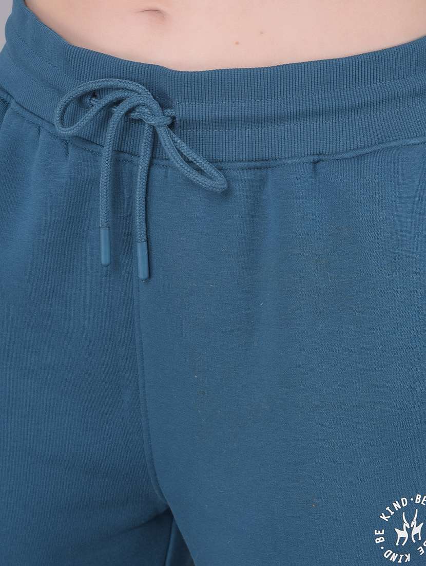 teal cotton blend jogger - 20796973 -  Standard Image - 5
