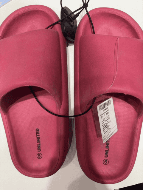 pink eva flip flops - 20806431 - Standard Image - 0