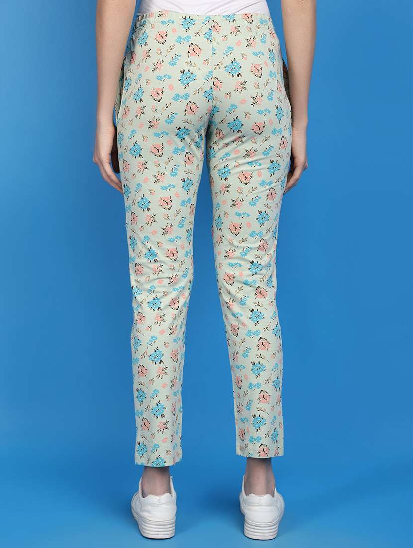 women mid-rise printed track pant - 20806470 -  Standard Image - 3